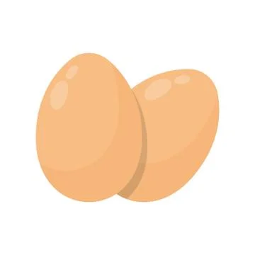 Eggs Flat Icon Illustrazione stock
