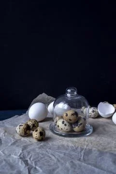 Eggs food background 库存照片