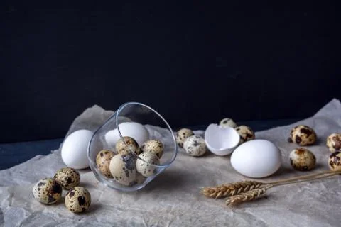 Eggs food background Stock Photos