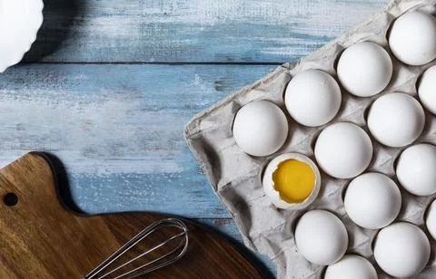 Eggs full of protein Stock Photos