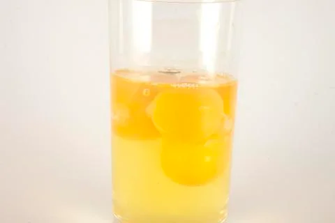 Eggs in glas Stock Photos