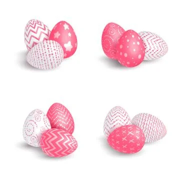 Eggs in groups Illustrazione stock