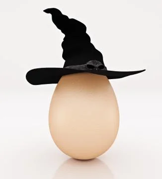 Eggs Halloween day. 3d rendering Stock Illustration