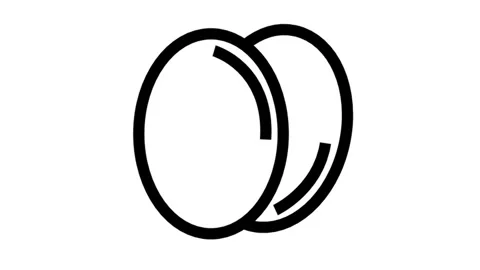 Eggs icon animation - Eggs or breakfast icon symbol motion design Stock Footage 293562452