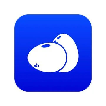 Eggs icon blue Stock Illustration