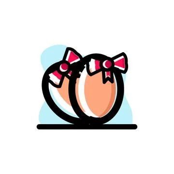 Eggs Icon Conceptual Vector Illustration Design Stock Illustration