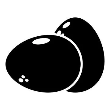 Eggs icon , simple style Stock Illustration