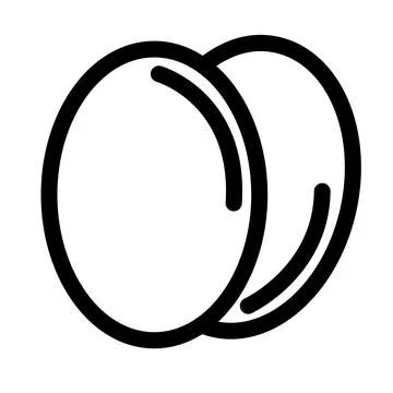 Eggs icon symbol - Breakfast or baking eggs icon vector symbol illustration イラスト素材