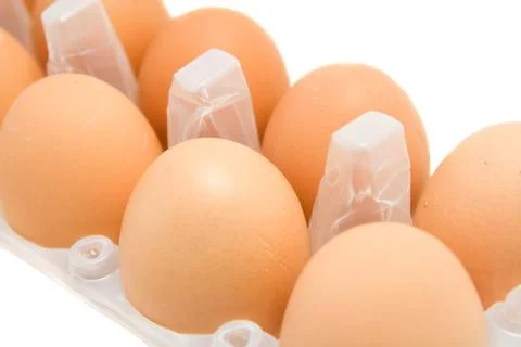 Eggs isolated Stock Photos
