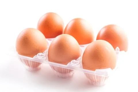 Eggs isolated on white background. High quality photo Stock Photos