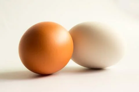 Eggs isolated on white background Stock Photos