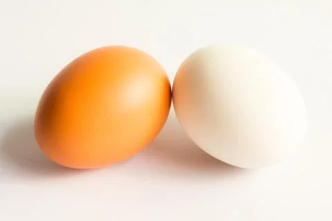 Eggs isolated on white background Foto stock