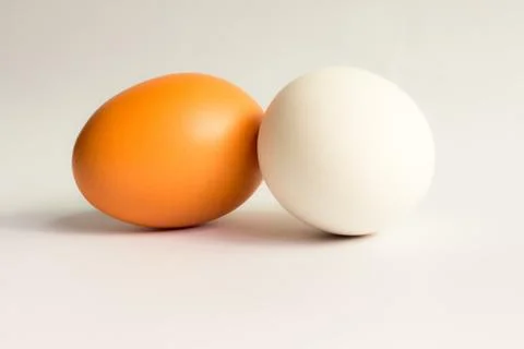 Eggs isolated on white background Stock Photos