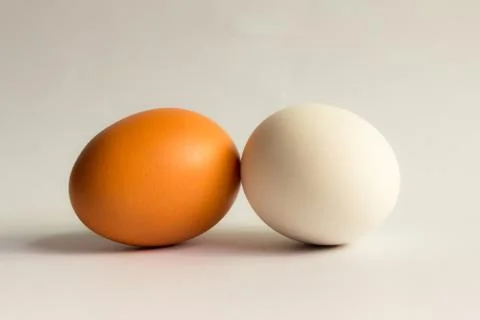 Eggs isolated on white background Foto stock