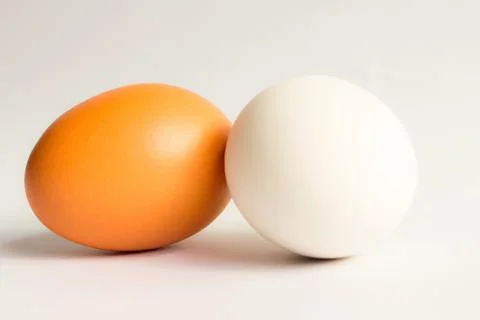 Eggs isolated on white background Stock Photos