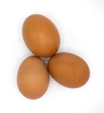 Eggs isolated on white background Foto stock
