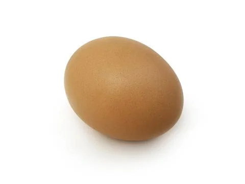 Eggs on isolated white background Foto stock