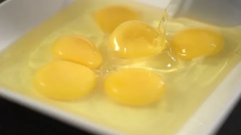 Eggs for making cakes and some recipes Stock Footage 160621982