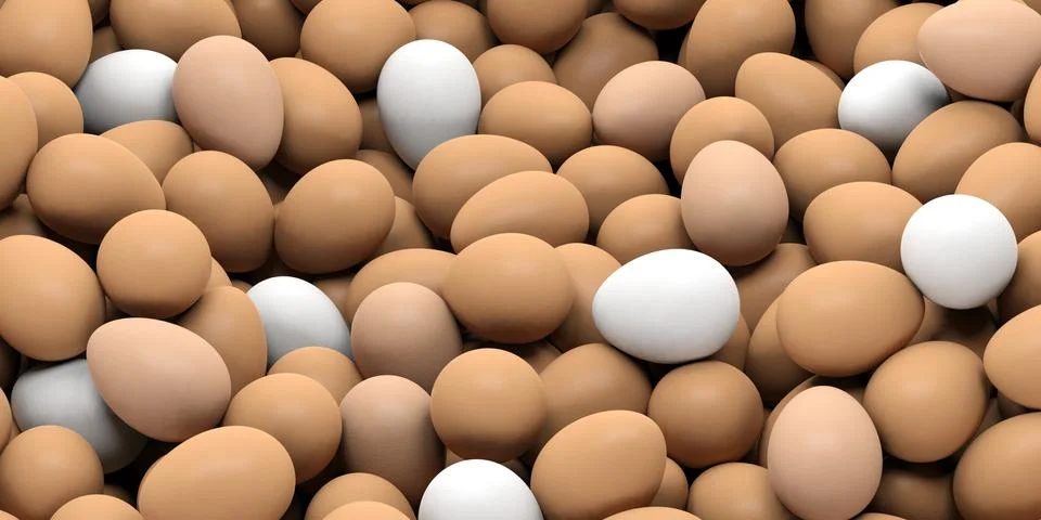 Eggs misc colors red ok pile banner all background 스톡 일러스트