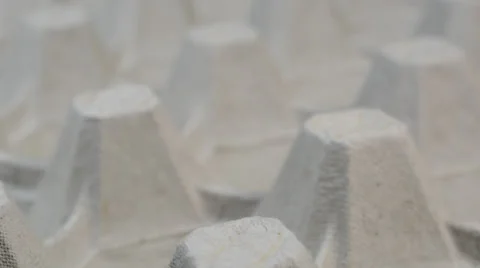 Eggs in the packaging Stock Footage 32151512