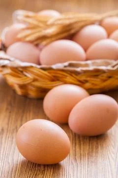 Eggs Stockfoto's