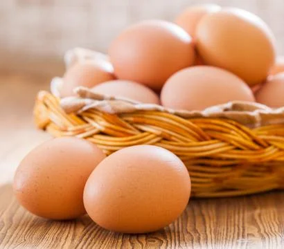 Eggs Stockfoto's