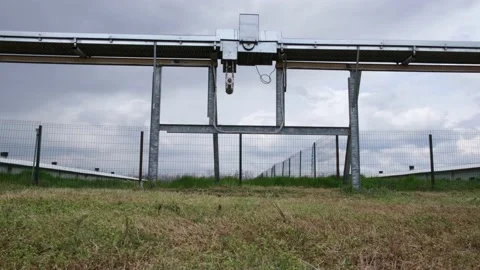 Eggs production and processing farm. Details with factory processing lines. Video stock 164371484