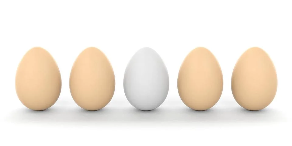 Eggs red 4 onew white white background 스톡 일러스트