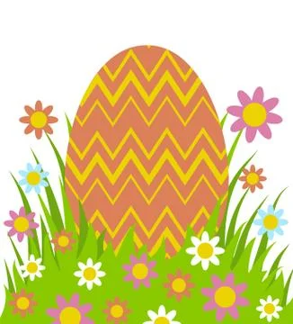 Eggs in row Stock Illustration