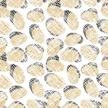 Eggs seamless pattern Illustration