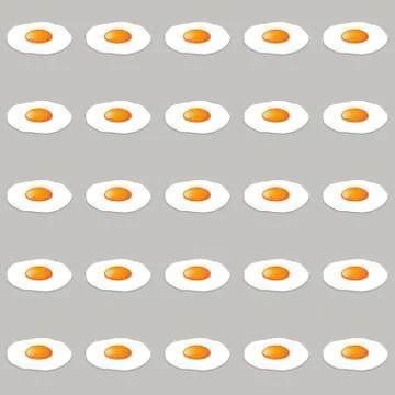 Eggs seamless pattern Illustrazione stock
