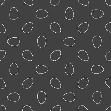Eggs seamless pattern 스톡 일러스트