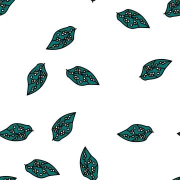 Eggs silkworm vector seamless pattern Stock Illustration