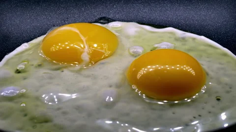 Eggs Sunny Side Up Stock Footage 151293580