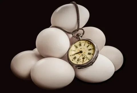 Eggs time Stock Photos