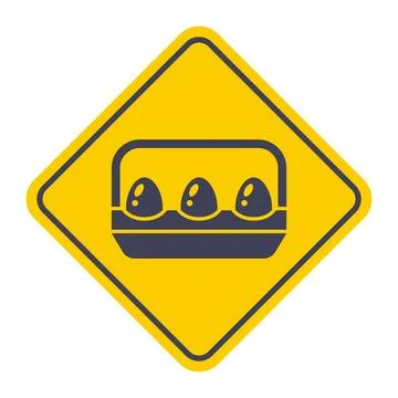Eggs Tray line icon. Stock Illustration