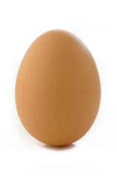 Eggs on white background Stock Photos