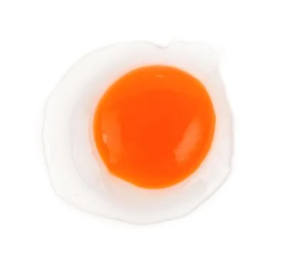 Eggs on white background Stock Photos