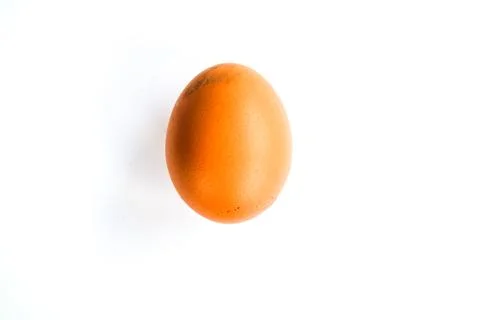 Eggs on a white background Stock Photos