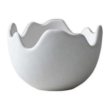 Eggshell Shaped Stand Isolated on White Stock Photos