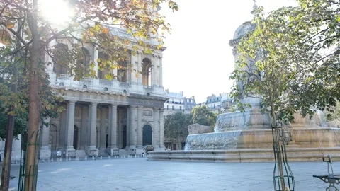 Église Saint-Sulpice Stock Footage 108890713