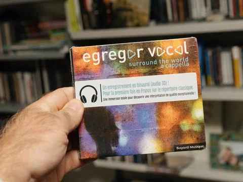 Egregor Vocal surround CD Stock Photos