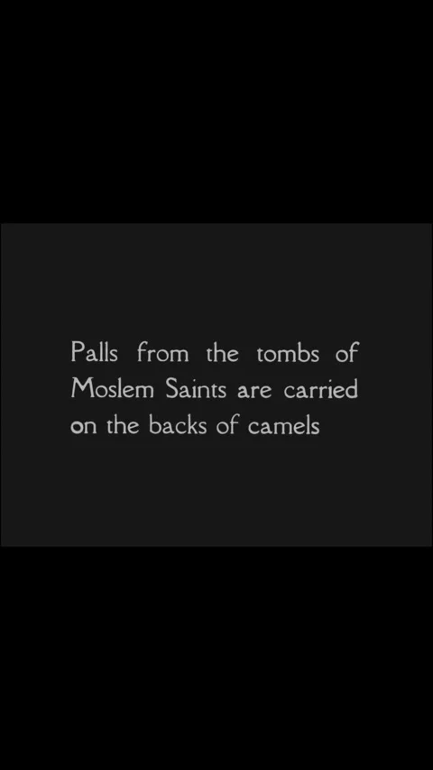 EGYPT - 1925 - A parade in honor of the Feast of Abu el-Haggag begins in Luxor, Видео 342683572