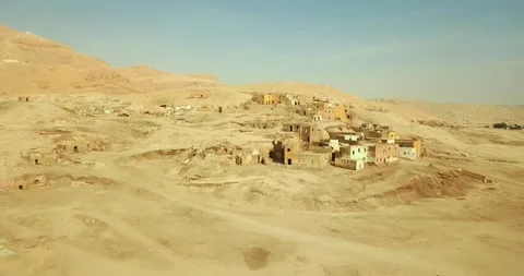 Egypt Abandoned Village Stock Footage