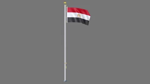 Egypt Animated flag Video stock 329105790