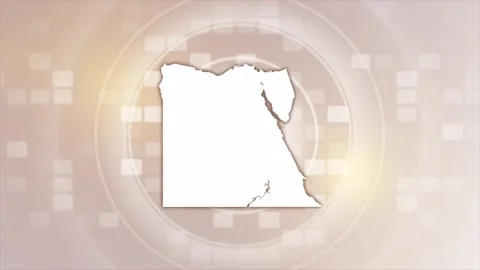 Egypt Animated Map Stock Footage 275633799