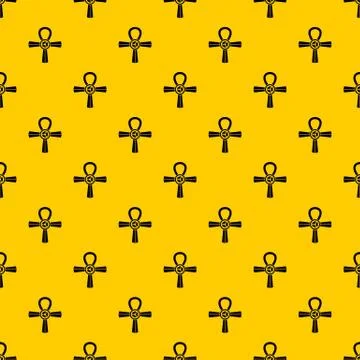 Egypt Ankh symbol pattern イラスト素材