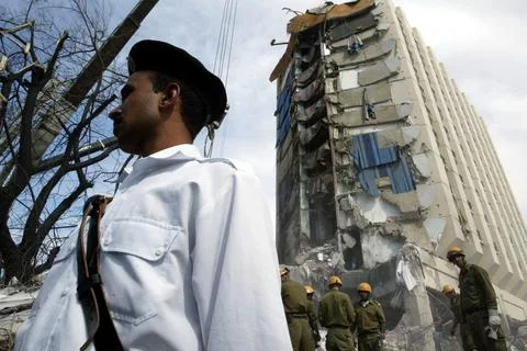 Egypt Attack on Hilton Taba - Oct 2004 Stock Photos