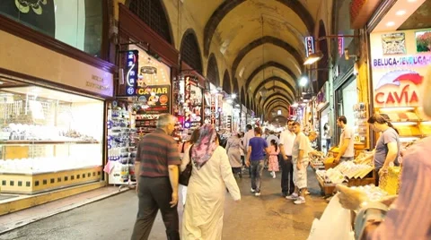 Egypt bazaar interior 스톡 동영상 8763954