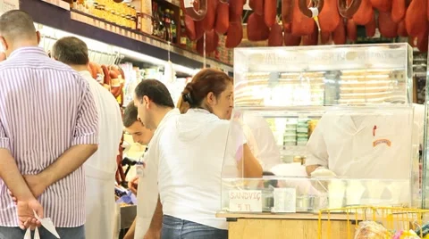 Egypt bazaar interior 스톡 동영상 8764394